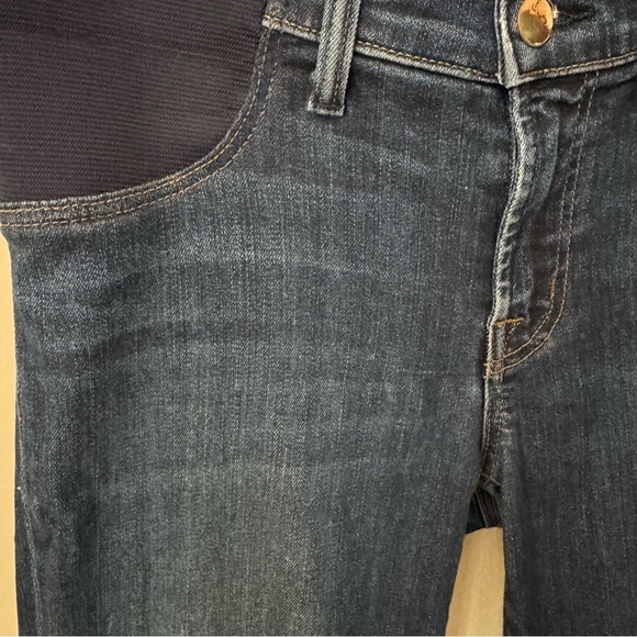 J BRAND Mama J Maternity Skinny Jeans in “Fleeting” Side Panel Under Belly Sz 25 - Picture 10 of 16